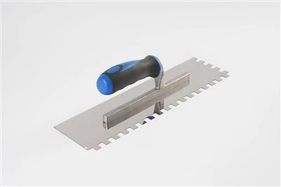 Notched Trowel with Fiberglass Handle