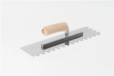 Plastering Trowel with Steel Blade and Wooden Handle