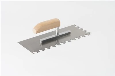 Steel Finishing Trowel with Wooden Handle